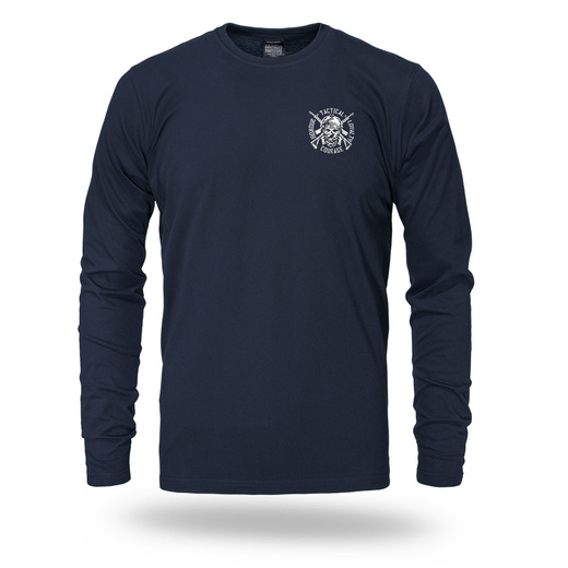Longsleeve Dobermans Aggressive "COURAGE" LS419 - granatowy