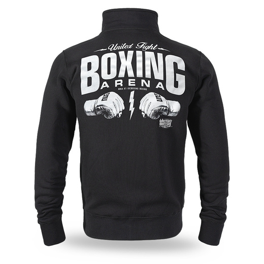 Bluza rozpinana Dobermans Aggressive "BOXING ARENA BCZ393" - czarna