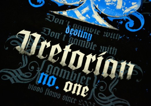 Koszulka Pretorian "Ace Of Spades" - czarna