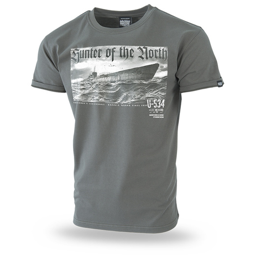 Dobermans Aggressive T-shirt &quot;HUNTER OF THE NORTH&quot; TS189 - khaki