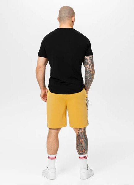 Spodenki szorty dresowe PIT BULL "POWERS" - żółte