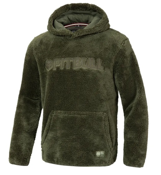 Men's hoodie PIT BULL "ARAGON" - olive
