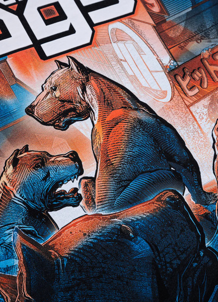 Koszulka PIT BULL "City of dogs 24" - czarna