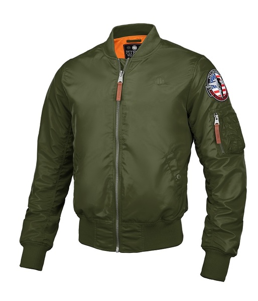 PIT BULL spring jacket "MA-1" '21 - olive