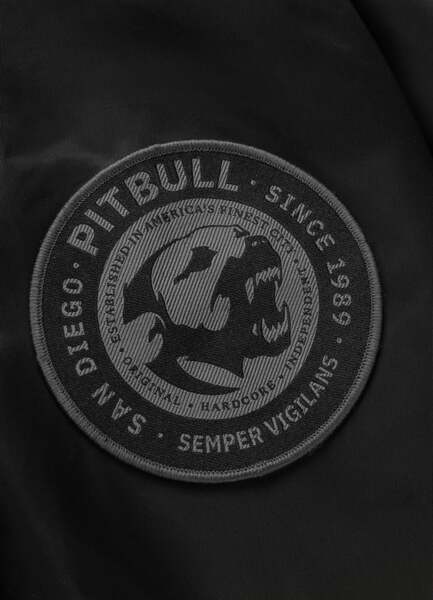 Kurtka bomberka przejściowa PIT BULL "MA-1 AKRON" - czarny