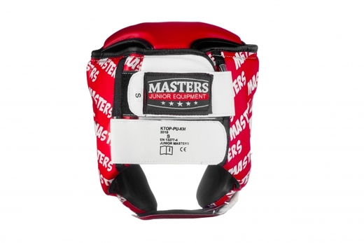 Kask treningowy dla dzieci Masters MJE - KTOP-PU-KM czerwony 