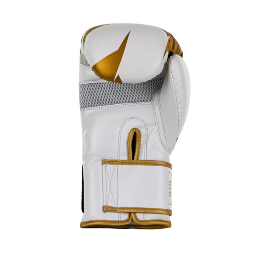 StormCloud "Bolt 3.0" Boxing Gloves - White and Gold