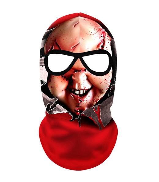 Octagon Baby face red balaclava