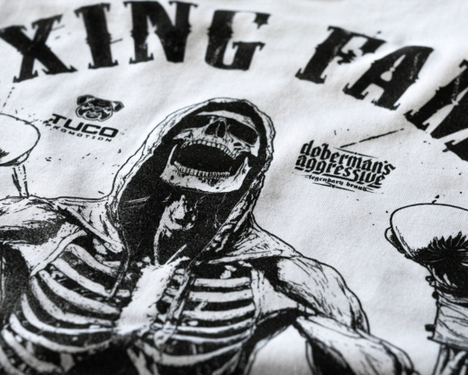 T-shirt Dobermans Aggressive &quot;BOXING FAMILY&quot; TS361D - navy blue