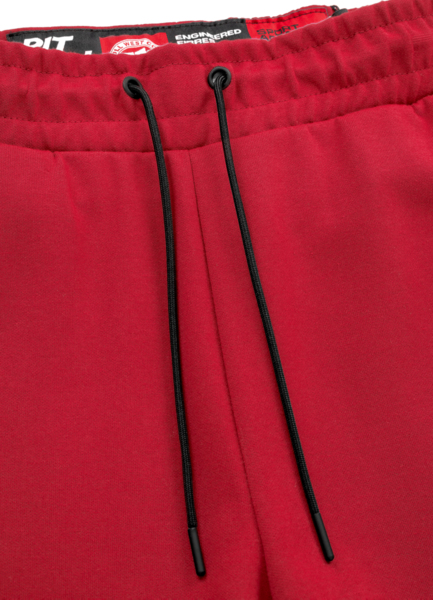 Szorty spodenki dresowe PIT BULL "Alcorn" '22 - czerwone
