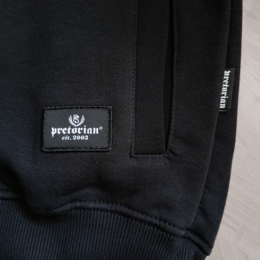 Bluza z kapturem Pretorian "Side" - czarny/czarny