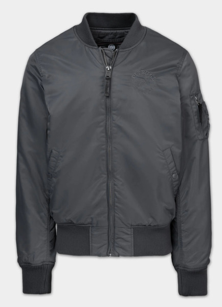 PIT BULL "HACKET" transitional bomber jacket - graphite