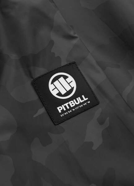 Kurtka przejściowa PIT BULL "Athletic Logo II" - all black camo