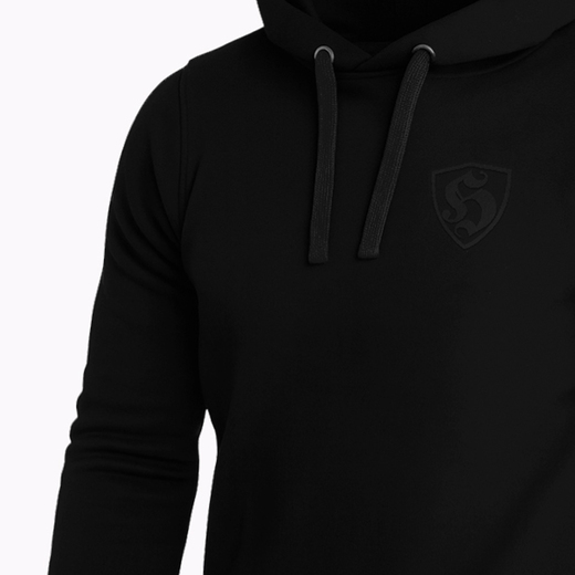 Bluza z kapturem Extreme Adrenaline "Hooligans - logo" czarno-czarna