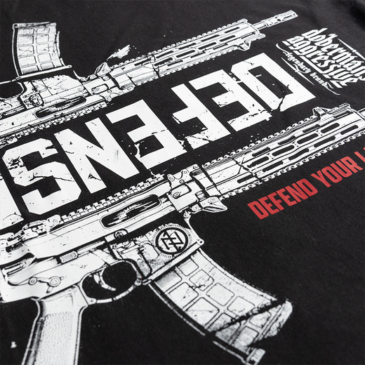 Koszulka T-shirt Dobermans Aggressive "DEFEND YOUR LAND TS418" - khaki