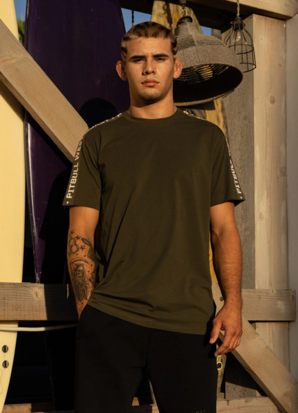 PIT BULL "TAPE" T-shirt - old green
