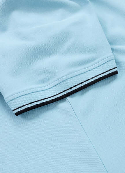 Polo Koszulka PIT BULL "Pique" Stripes Regular - błękitna