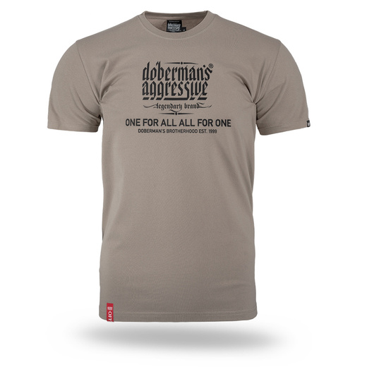 Koszulka T-shirt Dobermans Aggressive "LEGANCY TS403" - beżowa