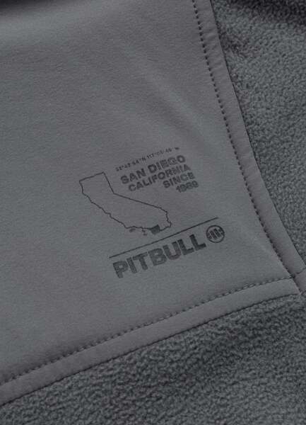 Bluza polarowa rozpinana PIT BYULL "CAMERON" - grafitowy