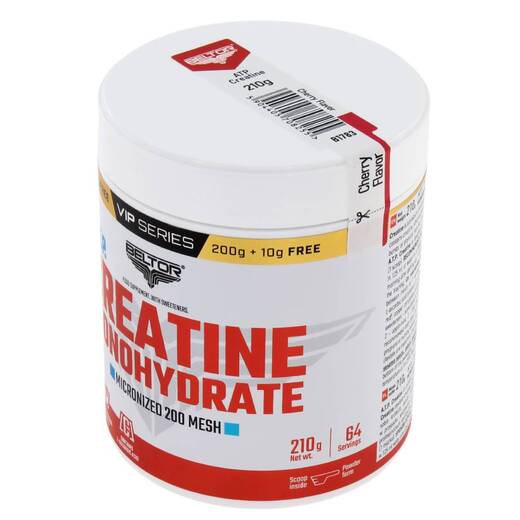 Kreatyna monohydrat Beltor Creatine Monohydrate ATP 210 g. VIP SERIES ! (200g + GRATIS 10g) - wiśnia