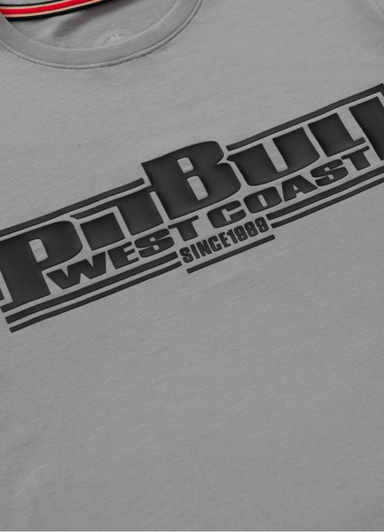 Koszulka PIT BULL slim fit "Classic Boxing" - szara