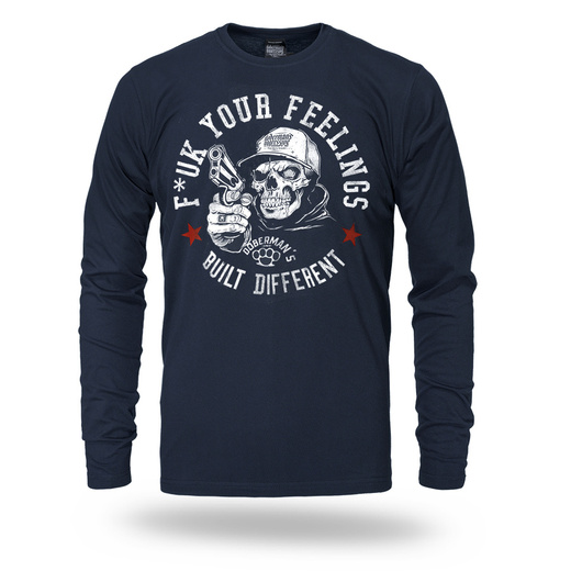 Longsleeve Dobermans Aggressive "TROUBLEMAKER" LS410 - granatowy