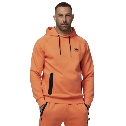 Bluza męska z kapturem PIT BULL "DOGWOOD" - pomarańczowy
