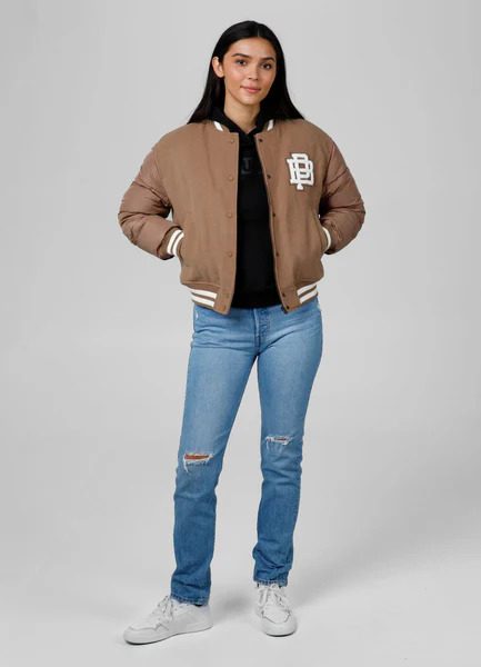 PIT BULL BUENA women&#39;s winter jacket - brown