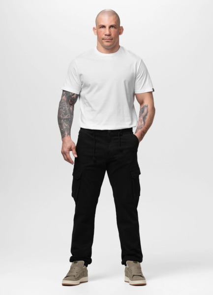 Spodnie bojówki Jogger PIT BULL "PROCTOR" - czarny