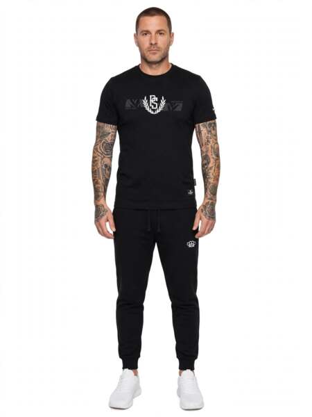 Pretorian "Crest 3D" Drawstring Sweatpants - Black