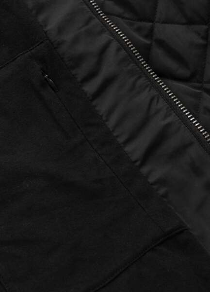 Kurtka pikowana przejściowa bejsbolówka PIT BULL "JUPITER" - czarny