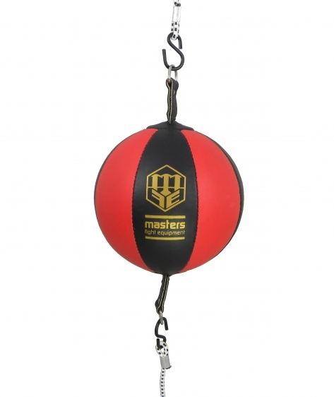 Gruszka Bokserska Piłka Refleksówka Masters czarno - czerwona SPT-10