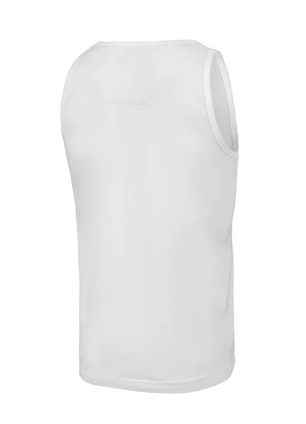 PIT BULL "San Diego" Slim Fit Lycra Tank Top - white