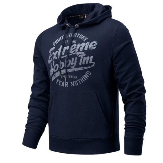 Extreme Hobby "WHEEL" Hoodie - Navy Blue