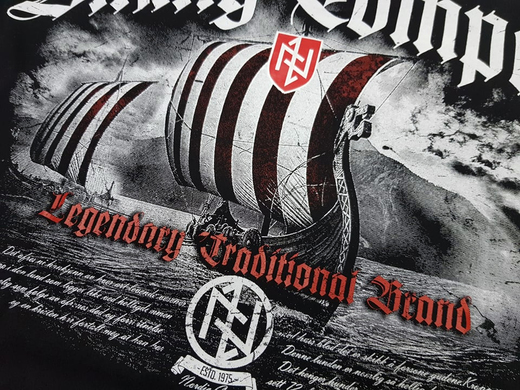 Koszulka T-shirt Dobermans Aggressive "Viking Company TS130" - czarna