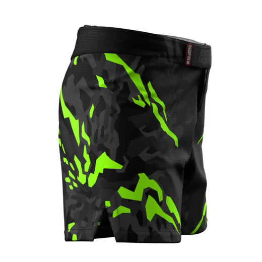  Extreme Hobby Athletic Shorts | BLACK PANTHER - black/lime