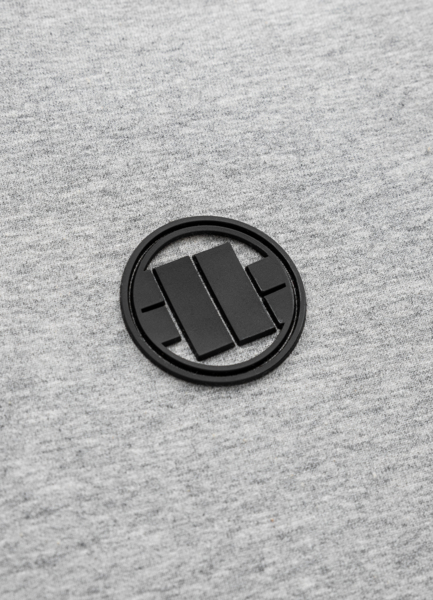 PIT BULL French Terry &quot;Reno&quot; &#39;22 zipped hooded sweatshirt - gray