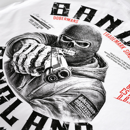 Koszulka T-shirt Dobermans Aggressive "BANDITZ TS411" - szara