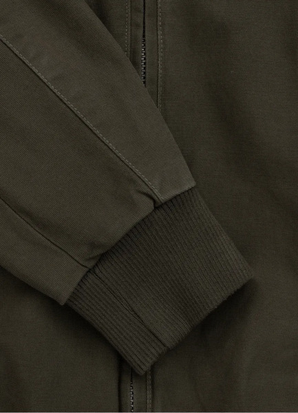 Men's transitional jacket with hood PIT BULL CRIMSON - olive