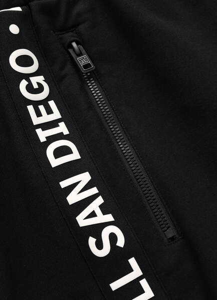 Spodnie dresowe PIT BULL "TAPE PARKER" - czarny