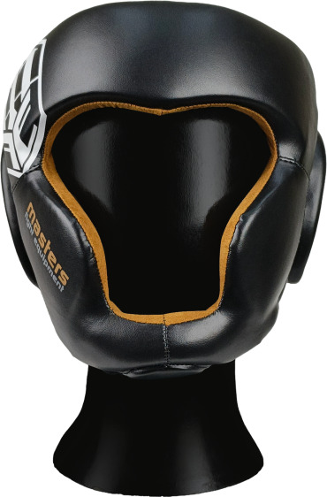 Kask bokserski MASTERS KSS-PU-BLACK