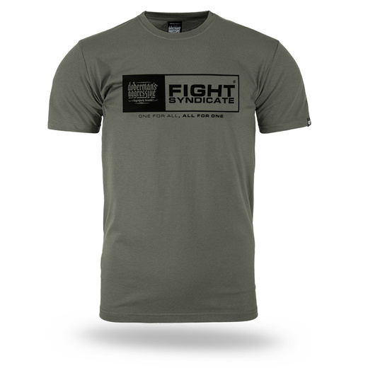 Koszulka T-shirt Dobermans Aggressive "FIGHT SYNDICATE TS420" - zielona
