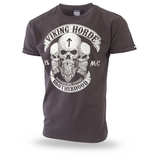 Koszulka T-shirt Dobermans Aggressive "VIKING HORDE II" TS213 - brązowa