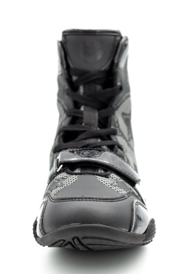 Buty bokserskie TOP TEN "New Generation" czarno-szare BBA-TT7