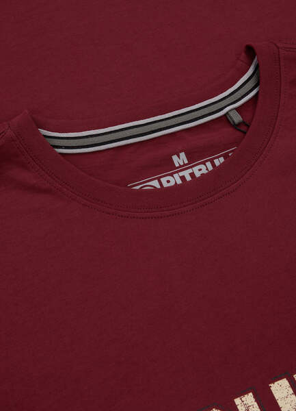 Koszulka PIT BULL "DOG 89" - burgundowa