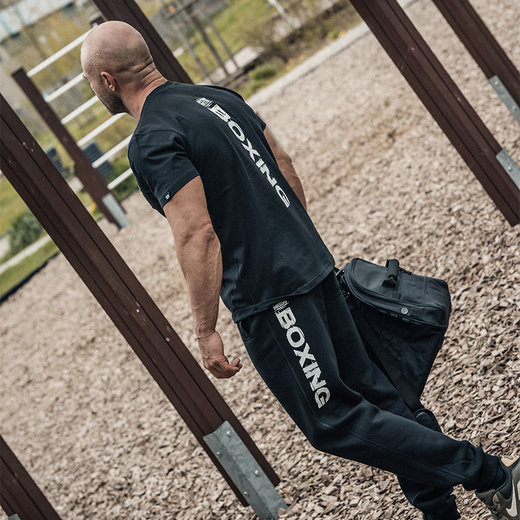 Spodnie dresowe Dobermans Aggressive "Kill Boxing SPD294" - szare