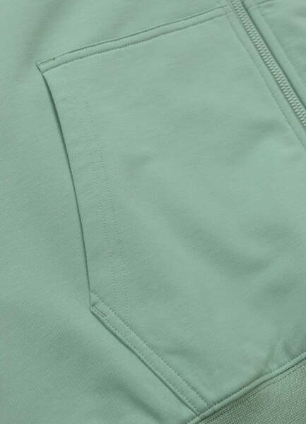 Bluza rozpinana z kapturem PIT BULL "SMALL LOGO NUGGET" - miętowy