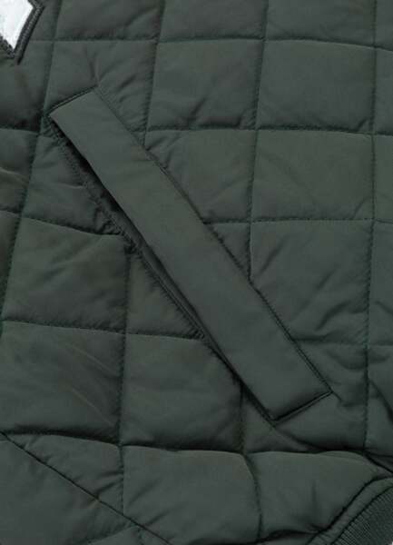 Kurtka pikowana przejściowa bejsbolówka PIT BULL "JUPITER" - ciemny zielony