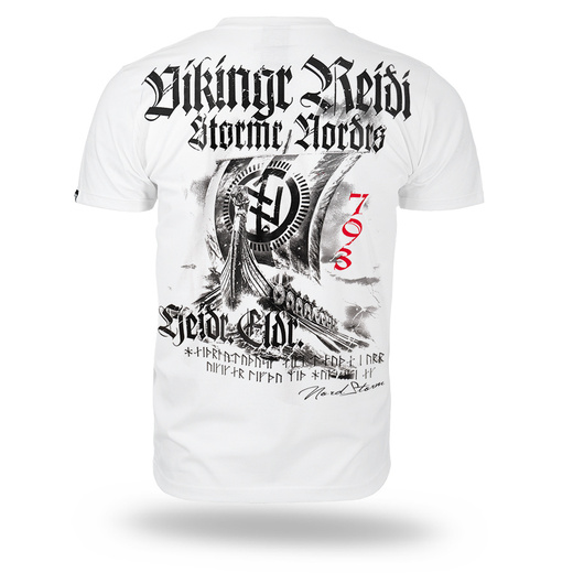 Koszulka T-shirt Dobermans Aggressive "DRAKKAR TS407" - biała