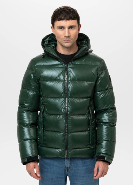 Kurtka zimowa PIT BULL "PEPPERWOOD" - ciemny zielony